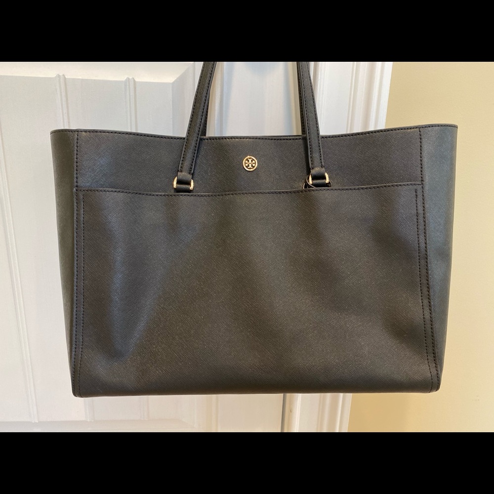 Tory Burch Robinson  Saffiano Leather Tote
